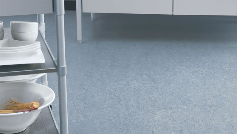 linoleum podlaha Haro Linett pearl azur linoleum podlaha Haro Linett pearl azur